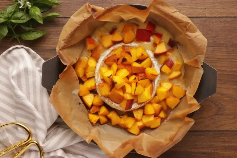 Step 4 - Honey, Basil & Peach Baked Brie