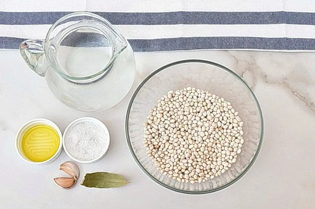 Ingredients for Instant Pot Beans