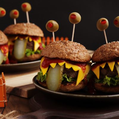 Halloween Monster Burgers Recipe - Cook.me Recipes