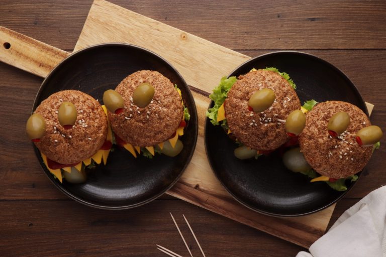Step 6 - Halloween Monster Burgers