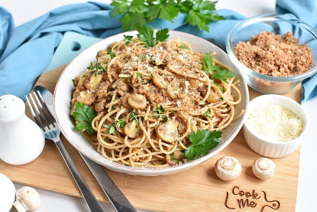Mushroom and Thyme Butter Spelt Spaghetti Recipes–Mushroom and Thyme Butter Spelt Spaghetti–Easy Mushroom and Thyme Butter Spelt Spaghetti