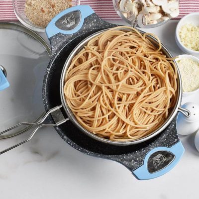 Mushroom and Thyme Butter Spelt Spaghetti recipe - step 6