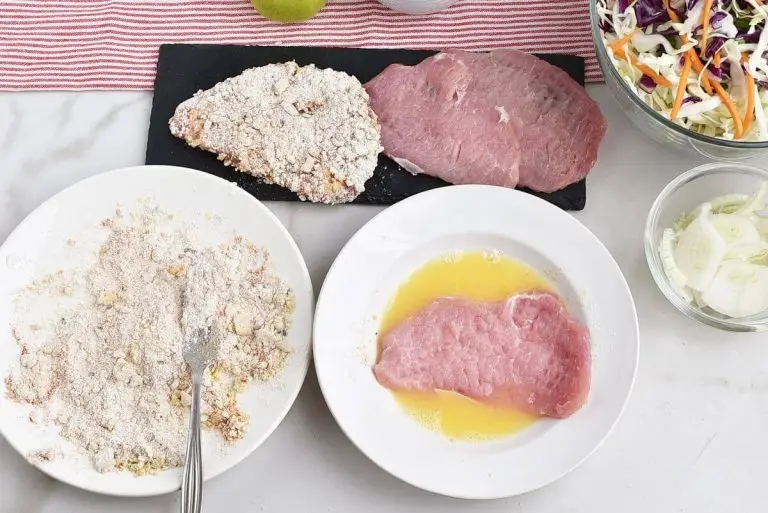 Step 5 - Oven-Fried Pork Cutlets with Apple Slaw
