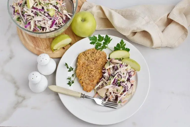 Step 9 - Oven-Fried Pork Cutlets with Apple Slaw
