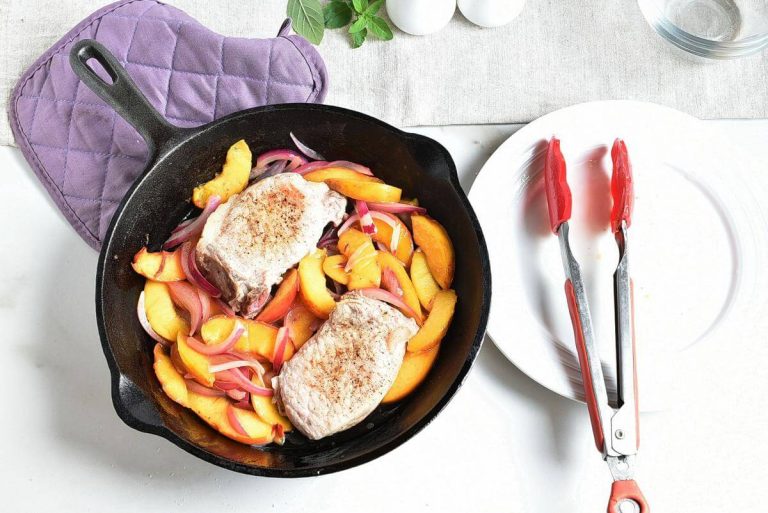 Step 6 - Peach Pork Chops