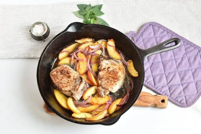 Step 6 - Peach Pork Chops