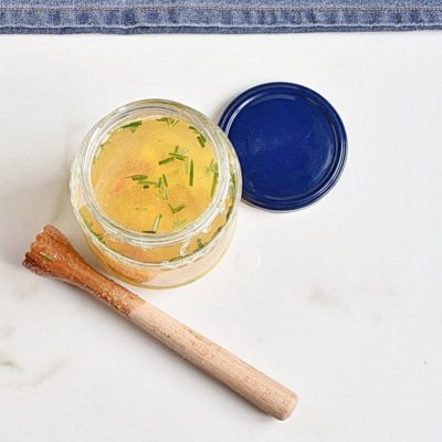 Peach-Rosemary Shrub Syrup recipe - step 1