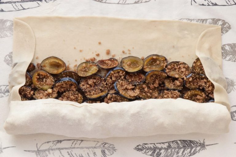 Step 8 - Plum Strudel with Cinnamon Streusel