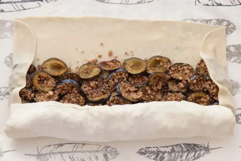 Step 8 - Plum Strudel with Cinnamon Streusel