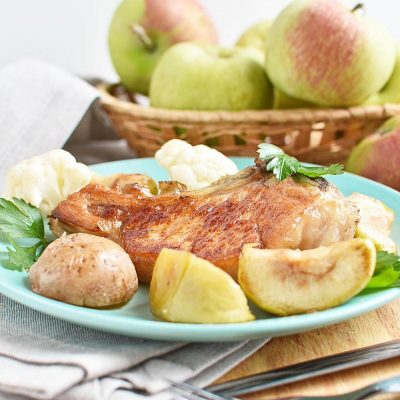 Pork Chops and Apples Recipes–Homemade Pork Chops and Apples–Easy Pork Chops and Apples