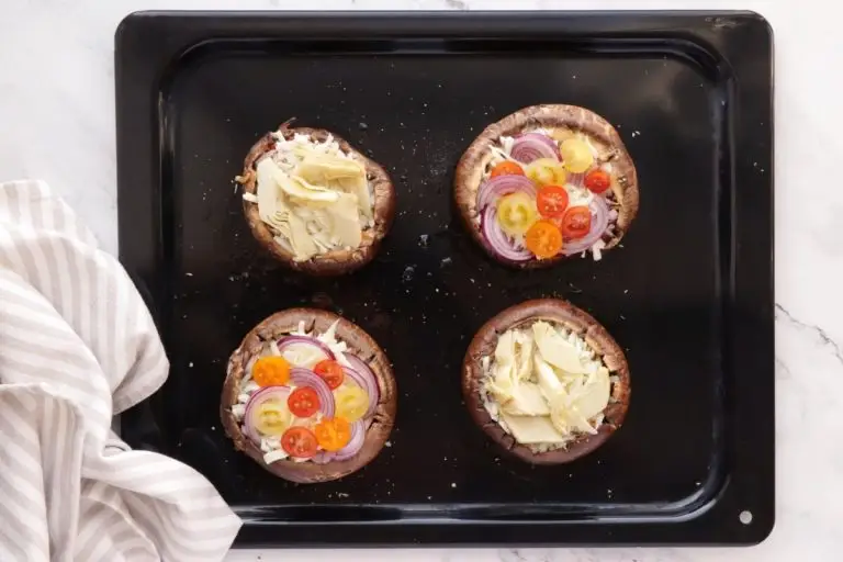 Step 4 - Portobello Mushroom Pizza