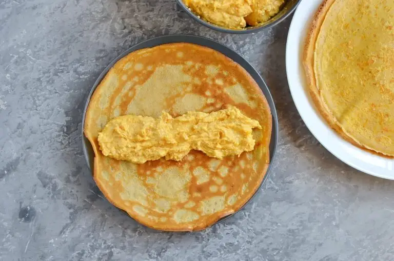 Step 7 - Pumpkin Cheesecake Crêpes