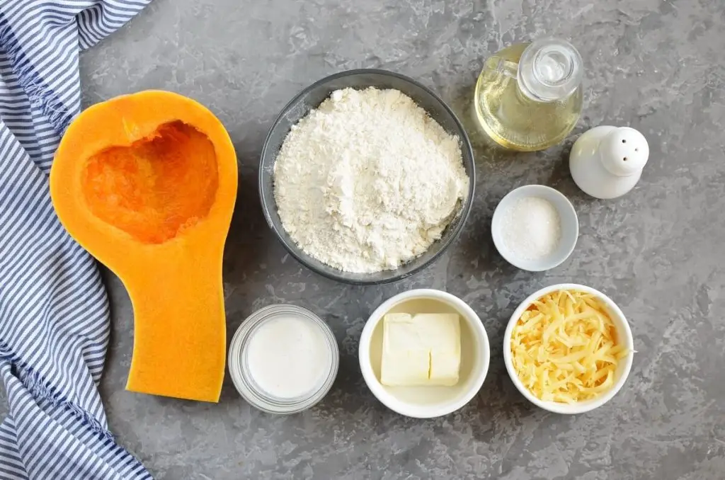 Ingredients for Pumpkin & Cheese Scones