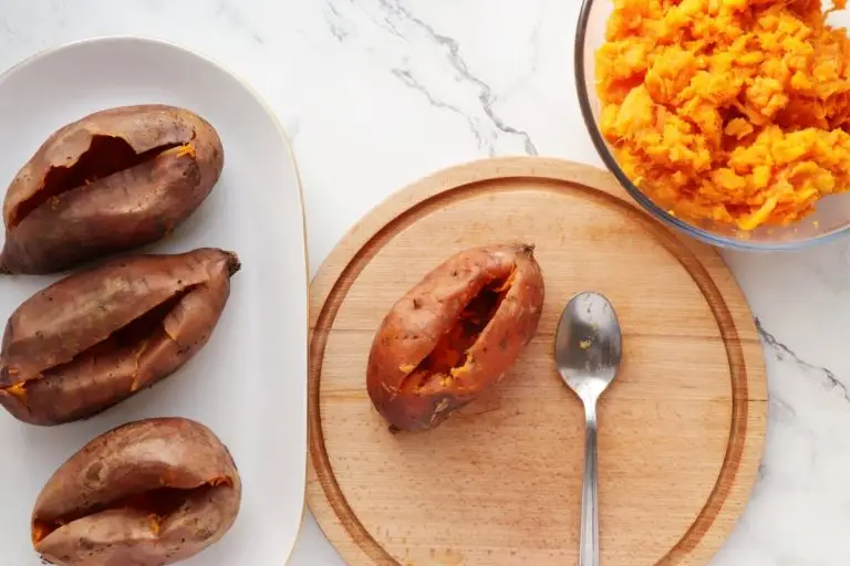 Step 4 - Roasted Grape, Goat Cheese Stuffed Sweet Potatoes