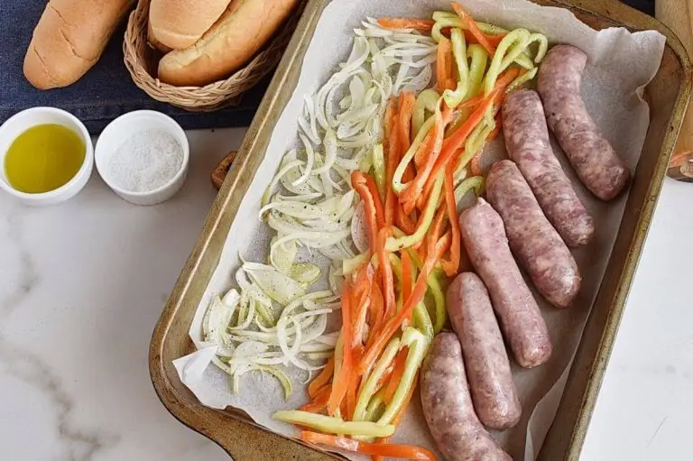 Step 4 - Sausage and Peppers One Pan Dinner