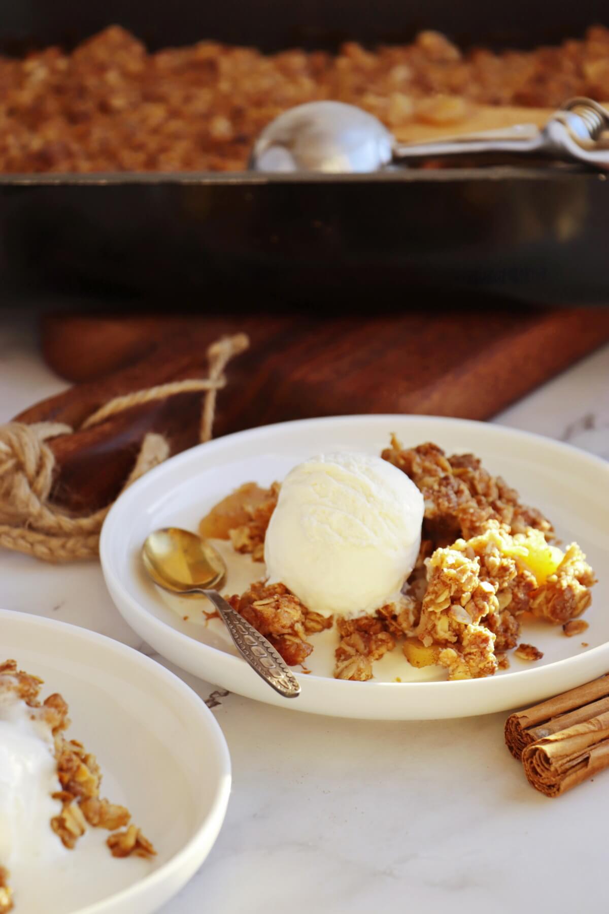 SheetPan Apple Crumble Recipe Cook.me Recipes