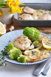 Sheet Pan Chicken & Crispy Potatoes Recipe–Homemade Sheet Pan Chicken & Crispy Potatoes–Easy Sheet Pan Chicken & Crispy Potatoes