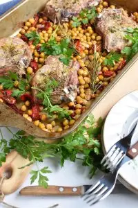 One Pan Rosemary-Garlic Pork Chops