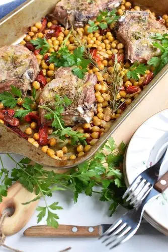 One Pan Rosemary-Garlic Pork Chops
