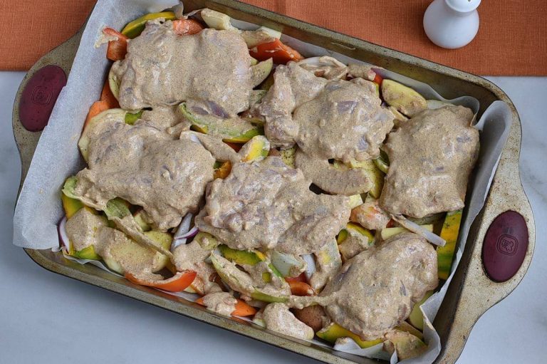 Step 5 - Sheet Pan Tandoori Chicken