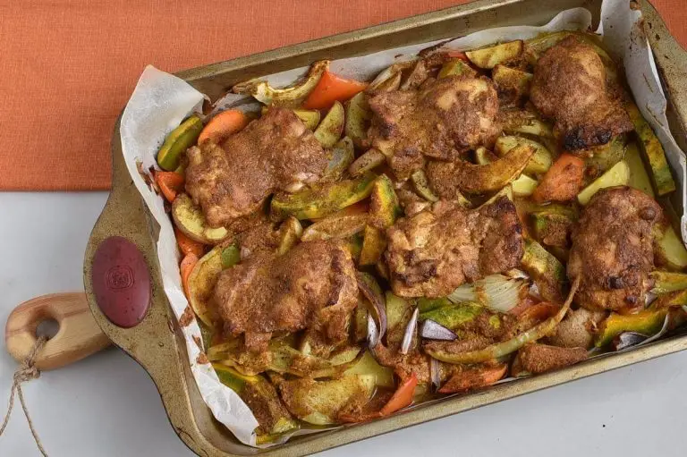 Step 6 - Sheet Pan Tandoori Chicken