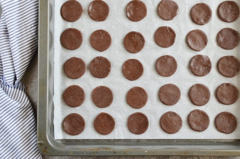 Step 6 - Spiced Chocolate Shortbread Buttons