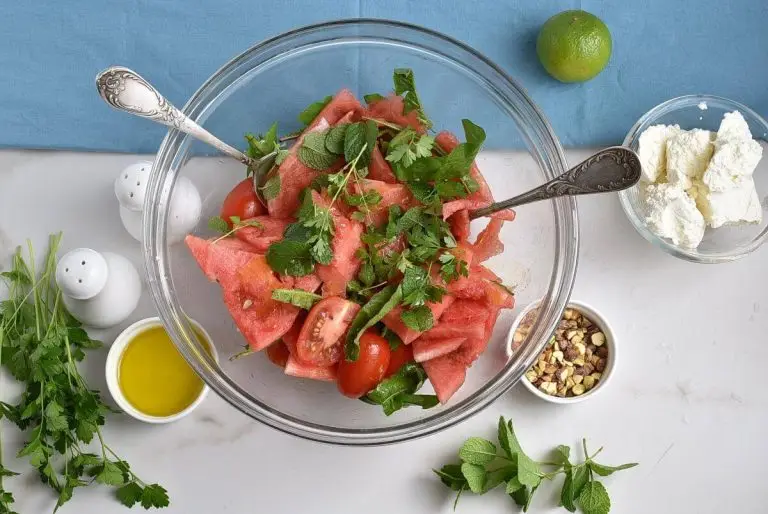 Step 2 - Spicy Watermelon, Ricotta & Tomato Salad