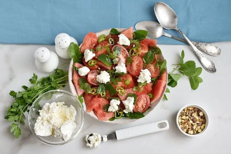 Step 3 - Spicy Watermelon, Ricotta & Tomato Salad