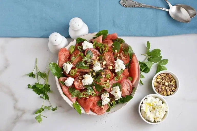 Step 3 - Spicy Watermelon, Ricotta & Tomato Salad