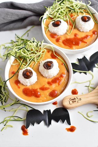 Spooky Halloween Monster Mash Soup