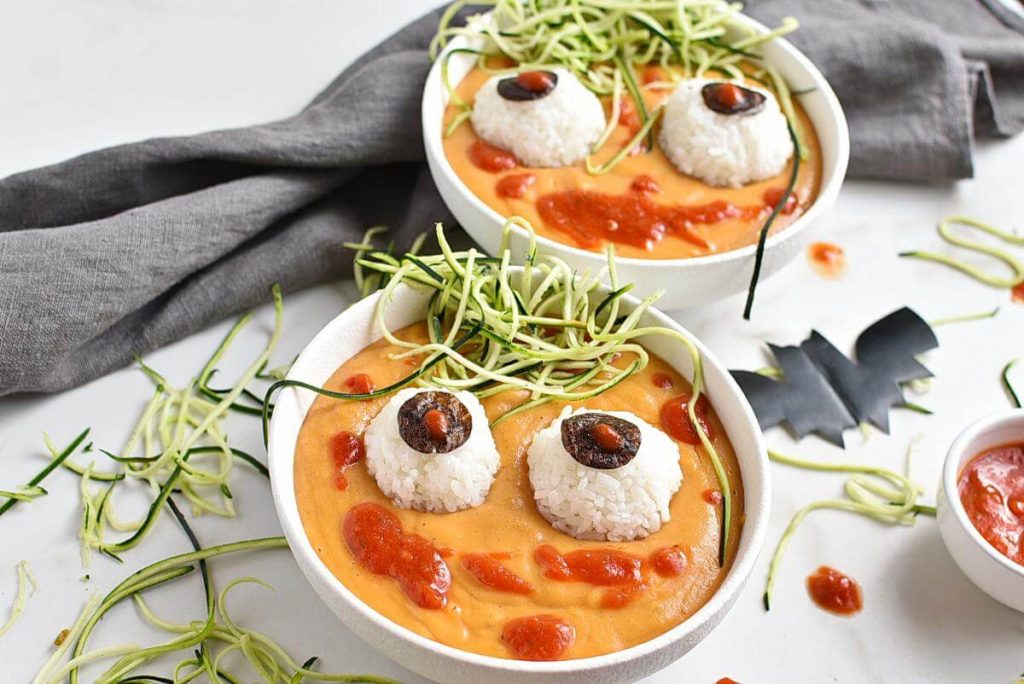 How to serve Spooky Halloween Monster Mash Soup