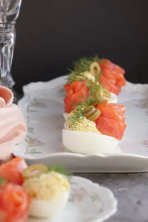 The Best Salmon Deviled Eggs