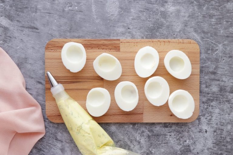 Step 4 - The Best Salmon Deviled Eggs