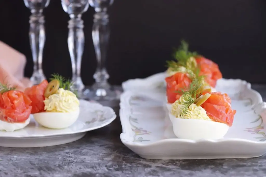 The Best Salmon Deviled Eggs