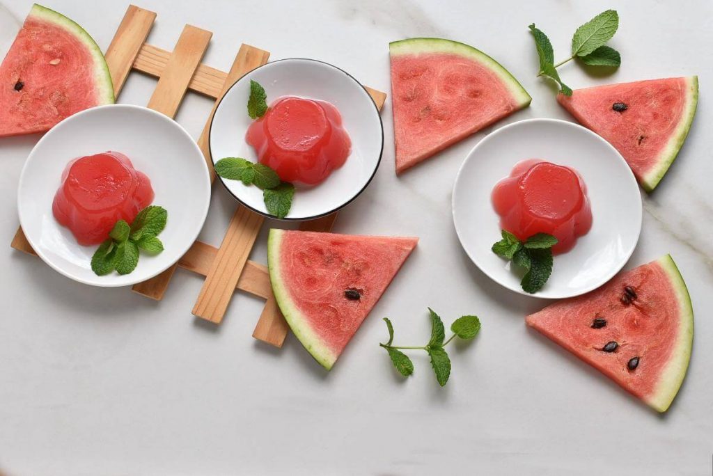 How to serve Vegan Watermelon Jello