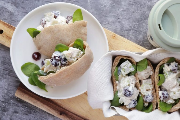 Step 5 - Waldorf Turkey Pitas
