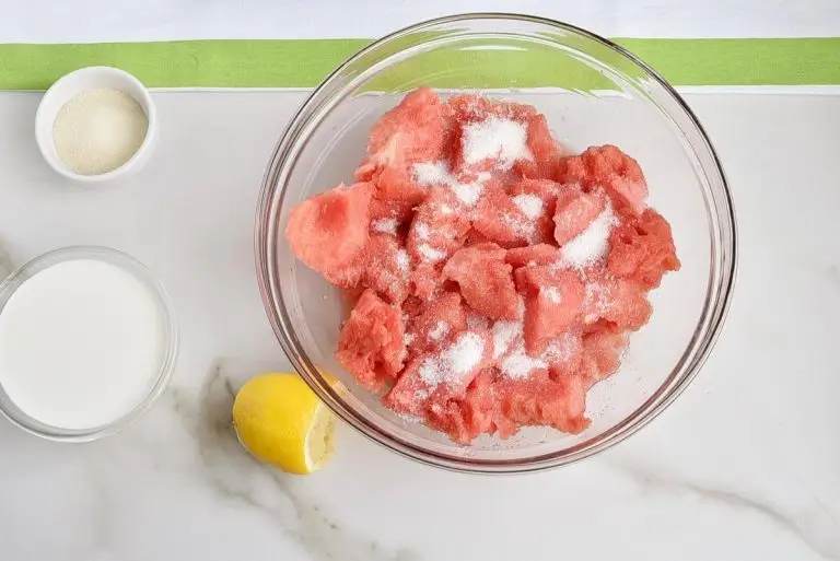 Step 1 - Watermelon Sherbet
