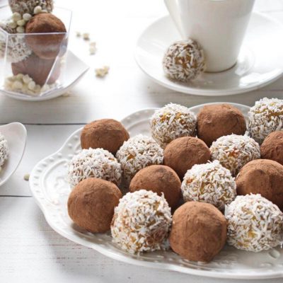 White Chocolate and Dried Fruit Truffles Recipe - Cook.me Recipes