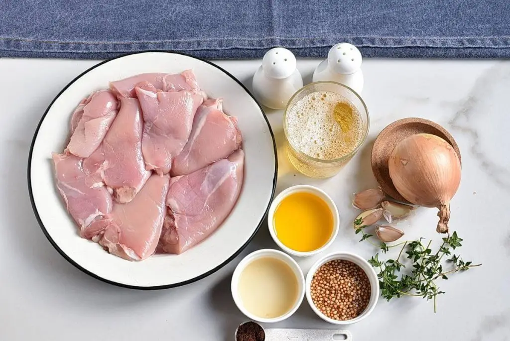 Ingredients for Apple Cider Thyme Grilled Chicken