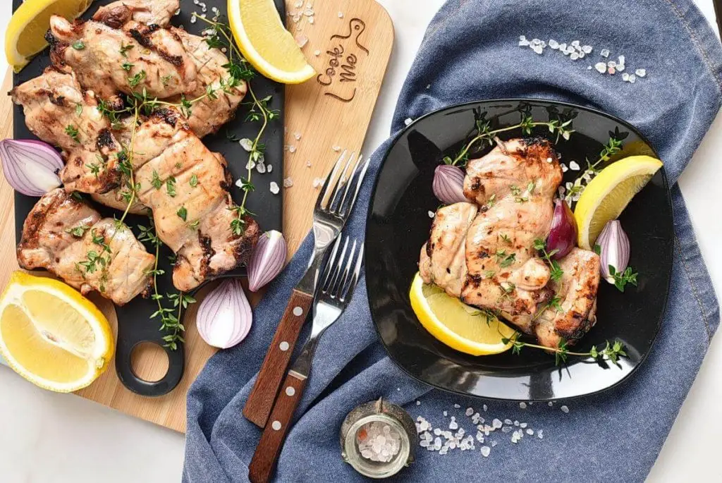 Apple Cider Thyme Grilled Chicken