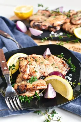 Apple Cider Thyme Grilled Chicken