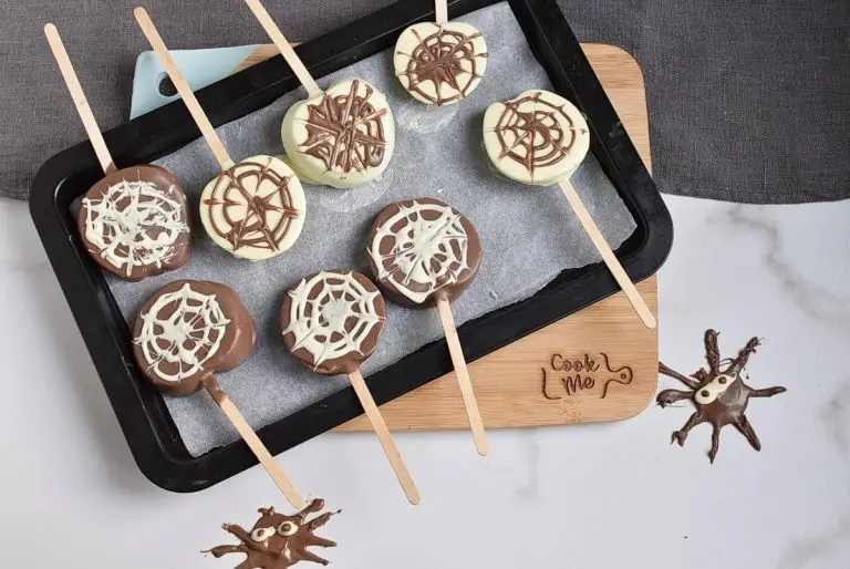 Step 9 - Apple Spider Web Pops