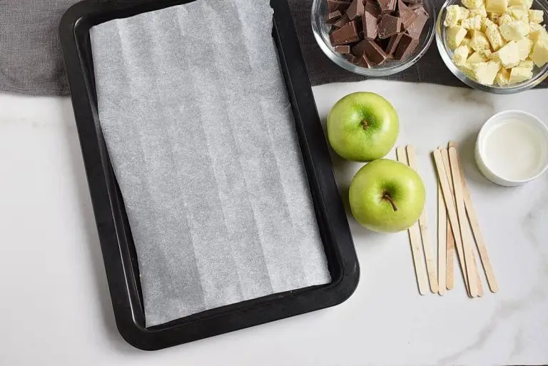 Step 1 - Apple Spider Web Pops