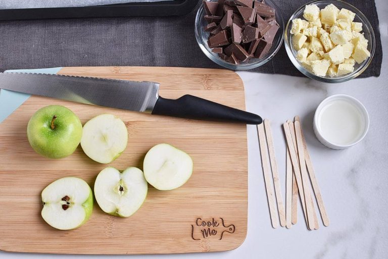 Step 2 - Apple Spider Web Pops