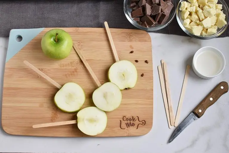 Step 3 - Apple Spider Web Pops