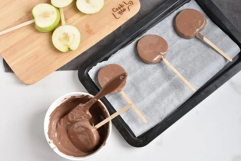Step 6 - Apple Spider Web Pops