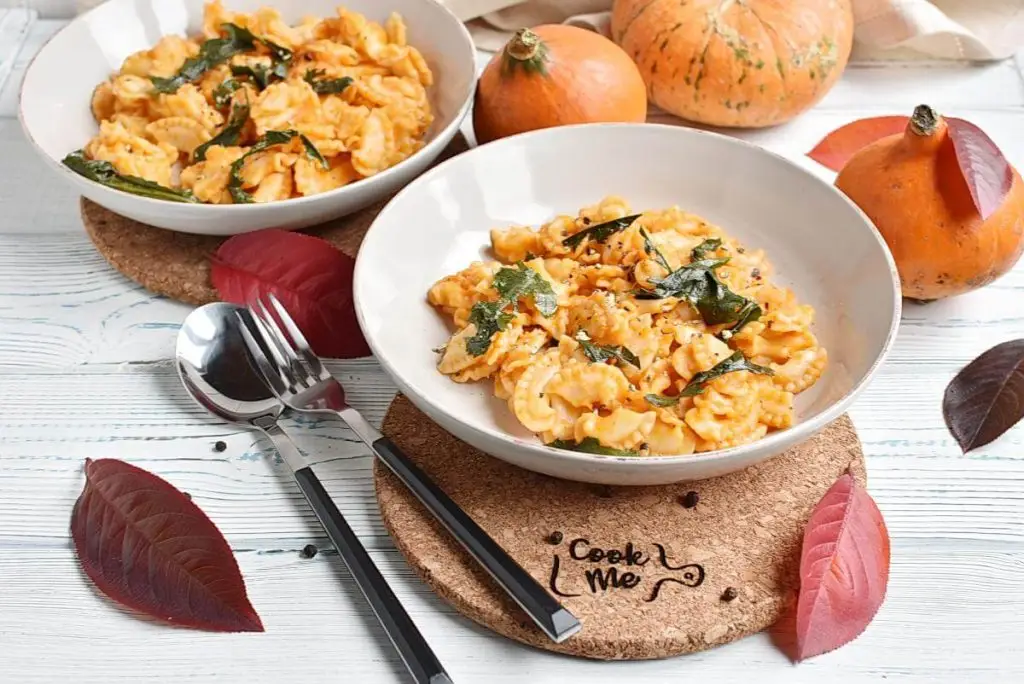Autumn Vegan Pumpkin Pasta