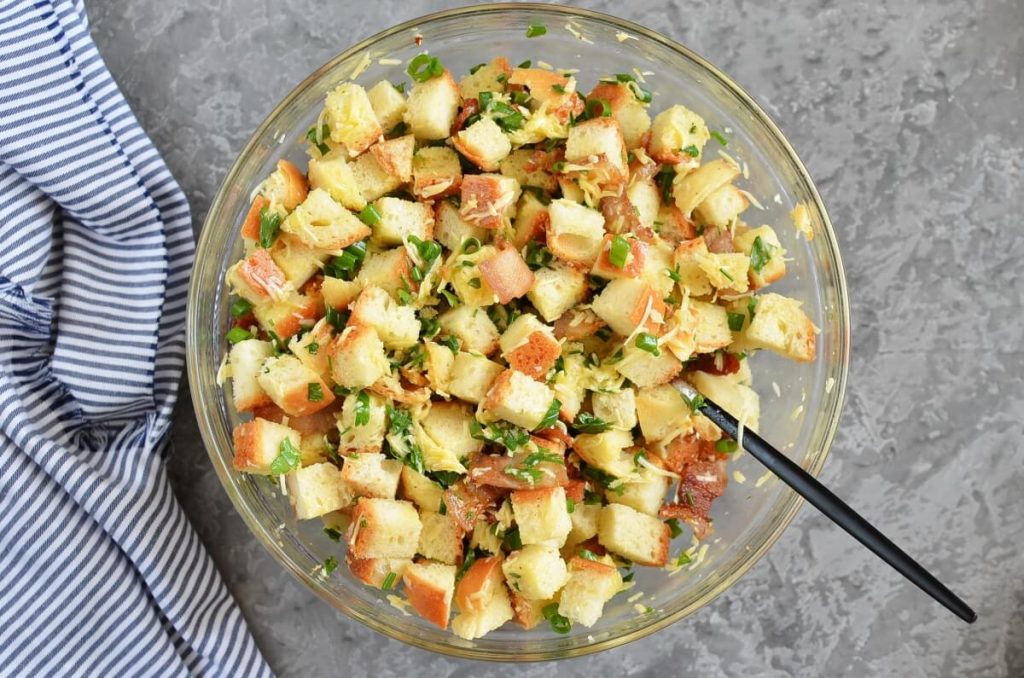 BaconParmesan Stuffing Recipe Cook.me Recipes