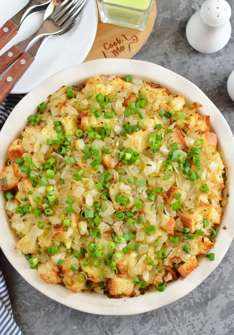 BaconParmesan Stuffing Recipe Cook.me Recipes