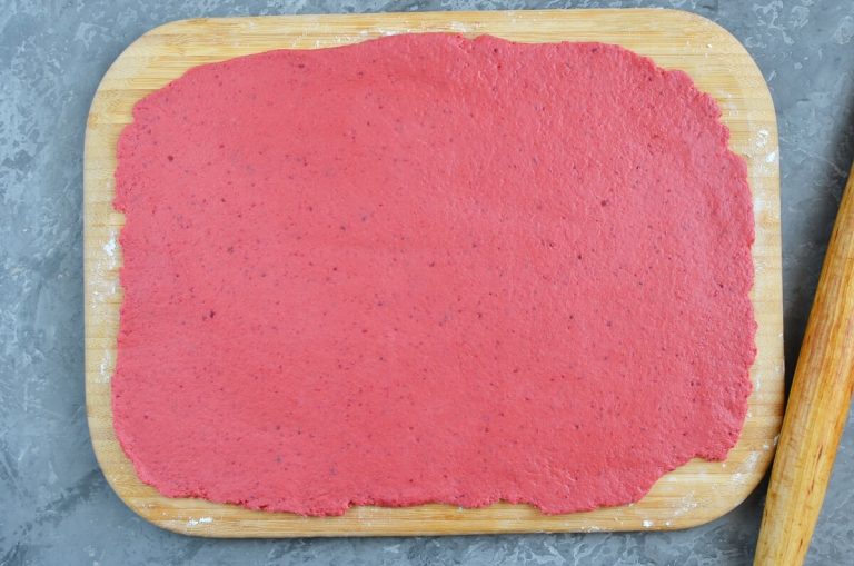 Step 7 - Beet and Cheddar Crackers